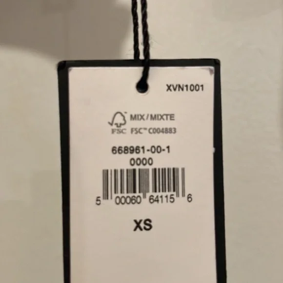 Banana Republic Black Vegan Leather Jacket XS NWT - Picture 5 of 5